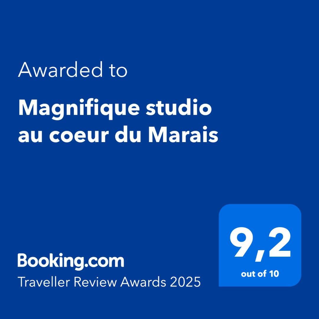 Magnifique Studio Au Coeur Du Marais Paris Dış mekan fotoğraf